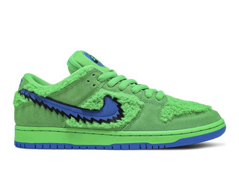 nike sb dunk low grateful dead bears green